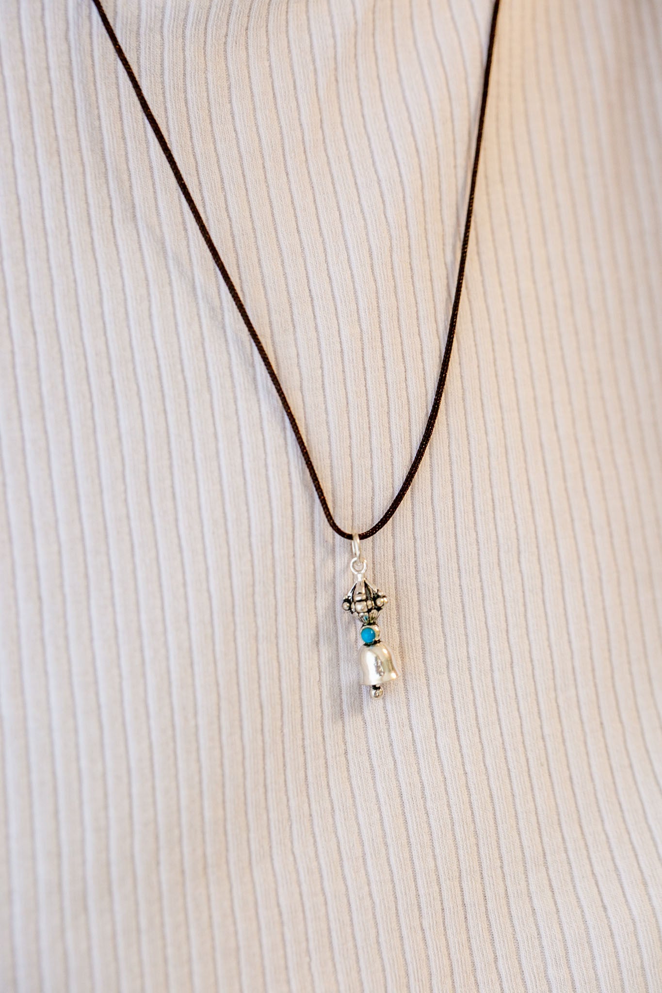 Bell with Turquoise Pendant