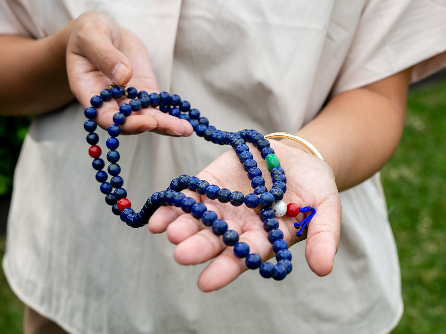 Custom Lapis Lazuli Mala #2