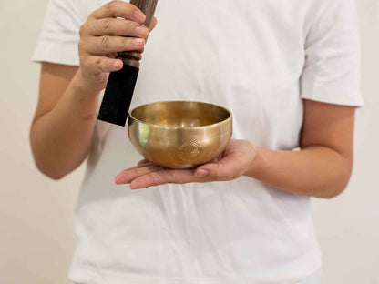 Hand Hammered Moon Singing Bowl - Base Note C#5 (568) Hz