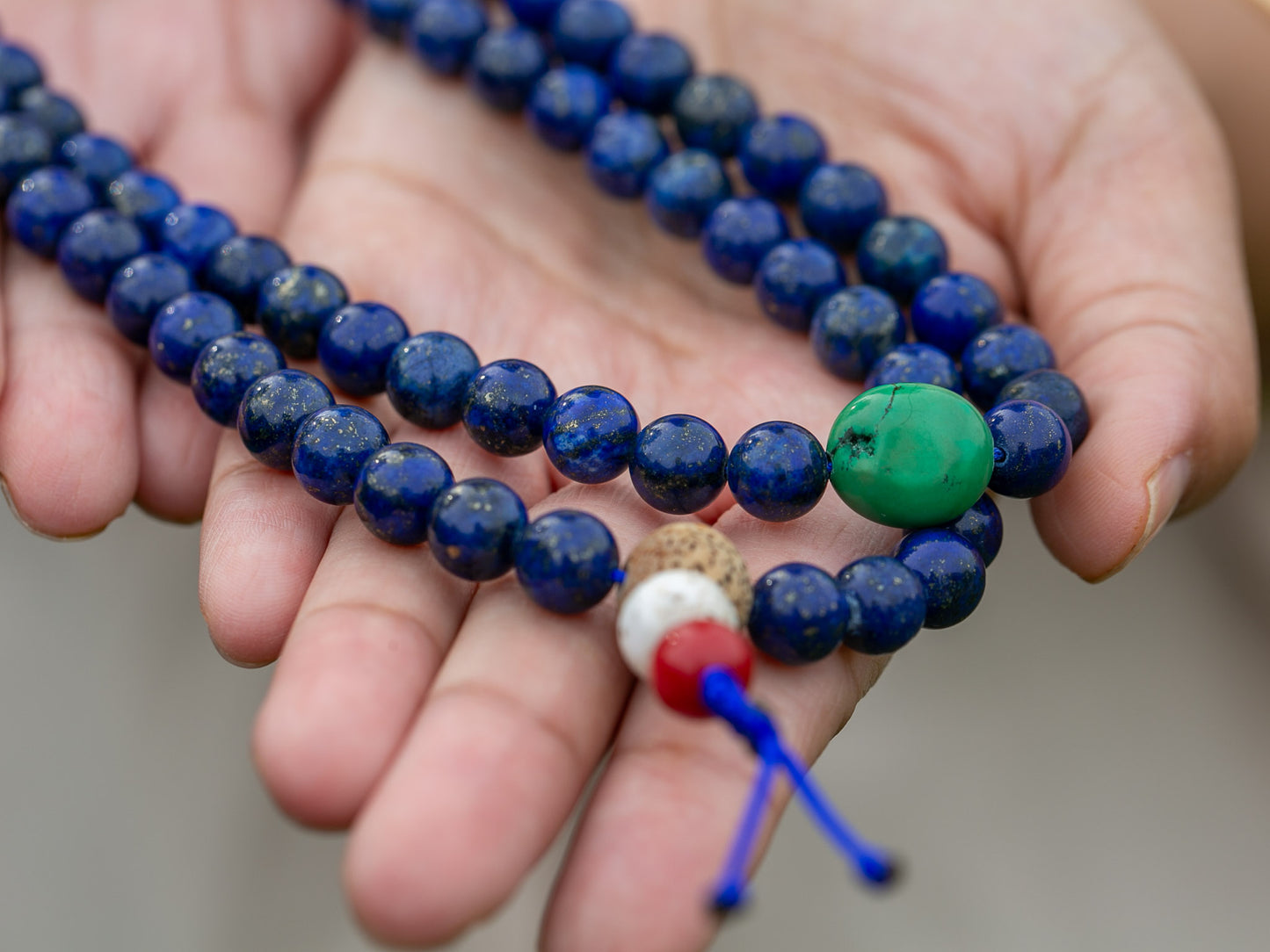 Custom Lapis Lazuli Mala #2