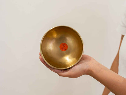 Hand Hammered Moon Singing Bowl - Base Note C#5 (540) Hz