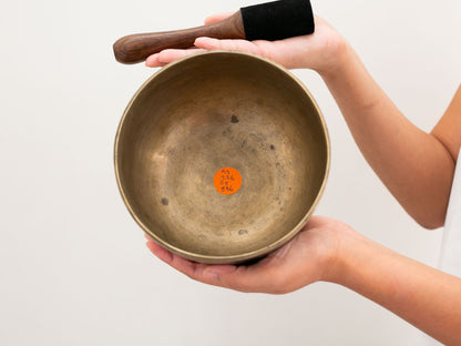 Tara Singing Bowl (thick rim) - Base Note A3 (226 Hz)