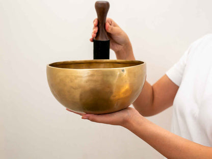 Hand Hammered Singing Bowl - Base Note F3 178
