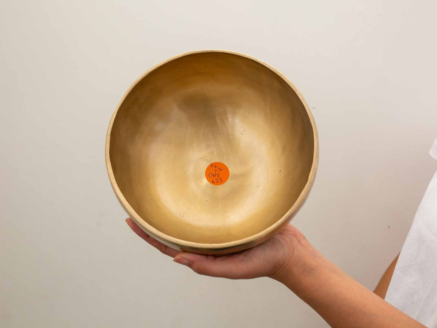 Hand Hammered Moon Singing Bowl - Base Note A2 112 Hz