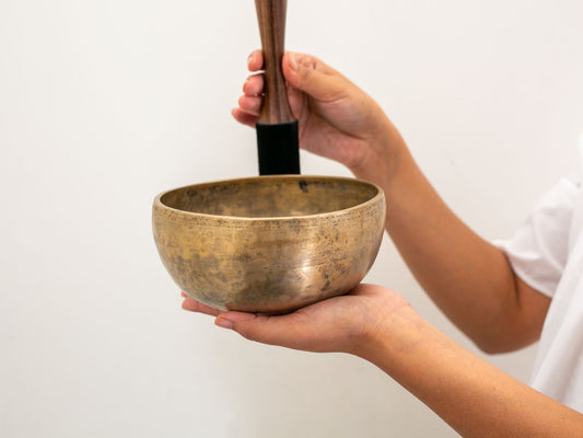 Tara Singing Bowl (thick rim) - Base Note D#4 (311 Hz)