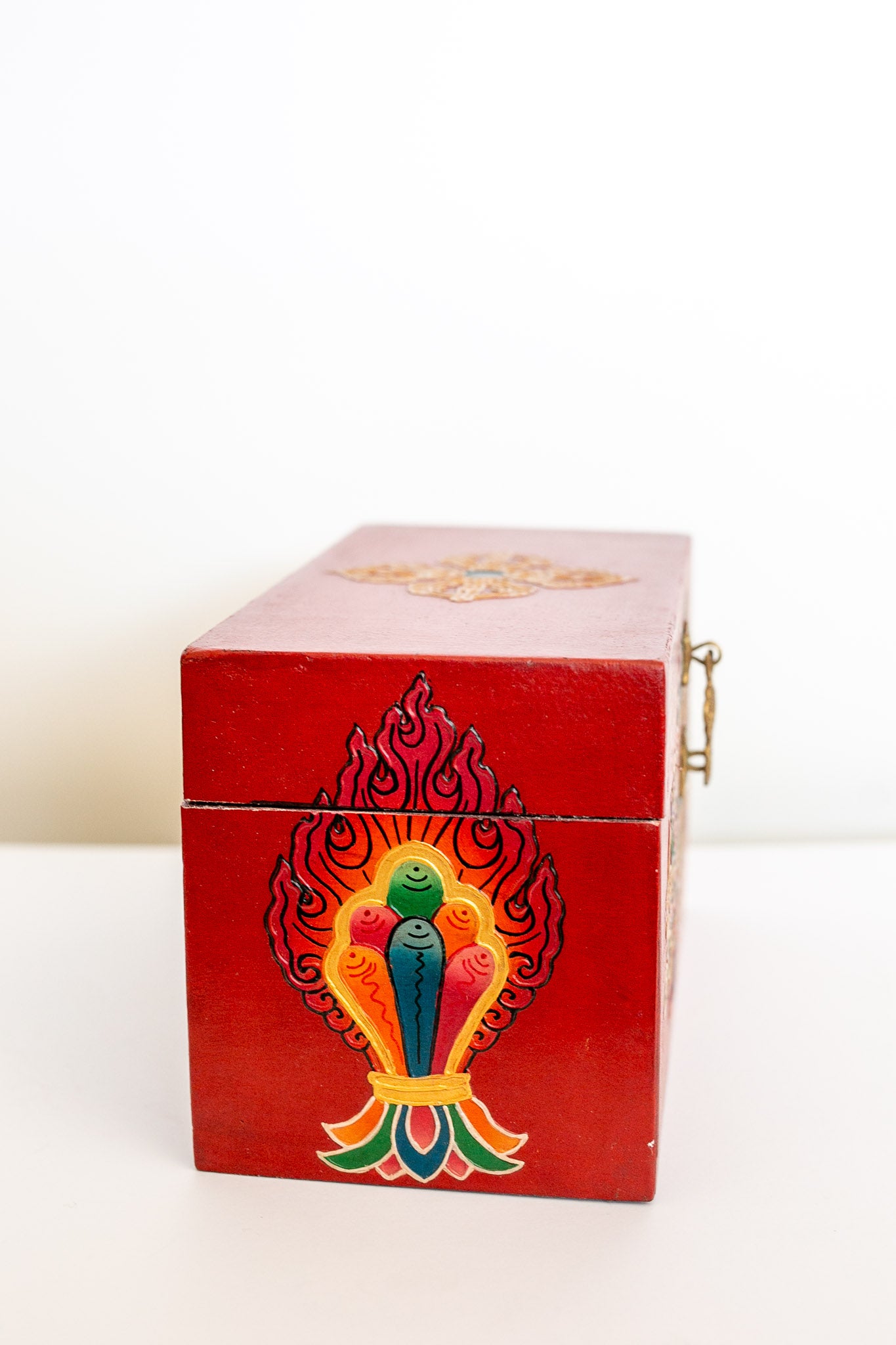 Dragon & Flaming Jewel -  Tibetan Chest
