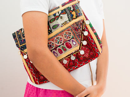 Large Bohemian Ladies Clutch Handbag #3