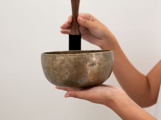Tara Singing Bowl (thick rim) - Base Note C#4 (279 Hz)