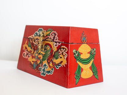 Dragon -  Trapezoid Tibetan Chest