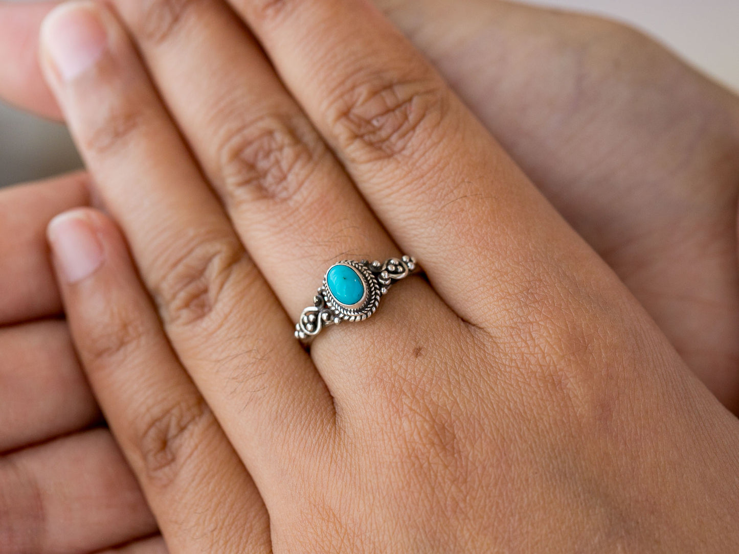 Adjustable Gemstone Ring