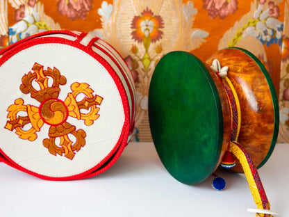 Small Chod Damaru Hand Drum #1