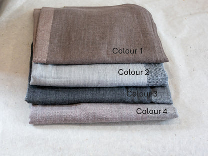 Shaded Cashmere Shawl - 4 Colours