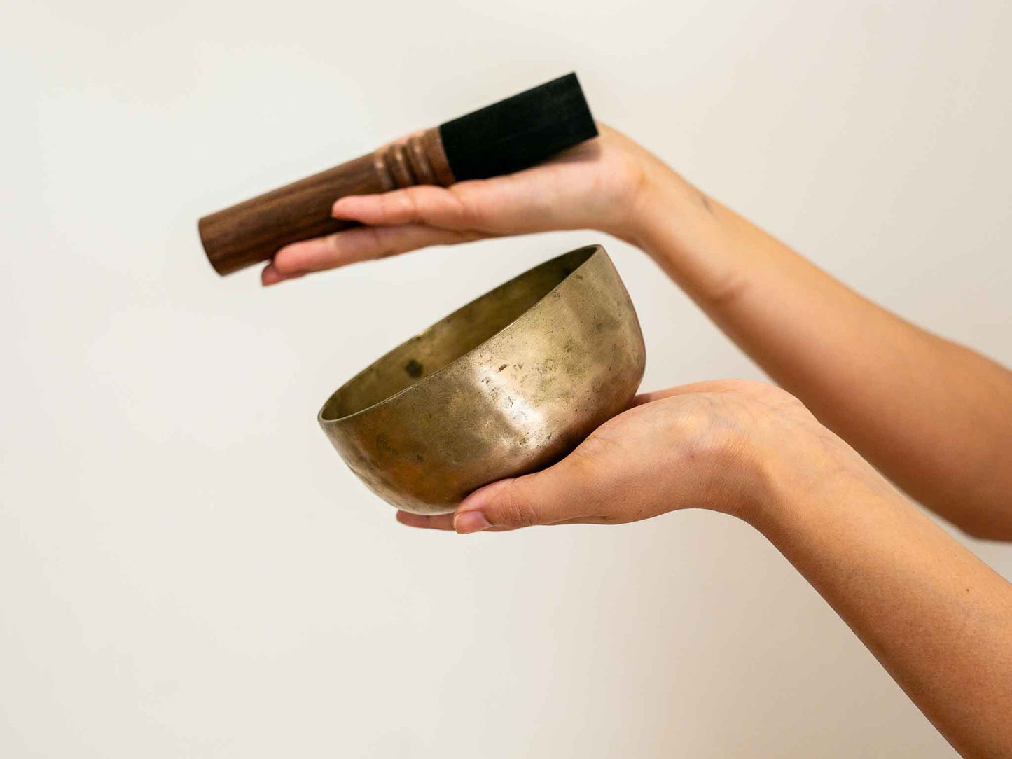 Small Tara Singing Bowl - Base Note D4 (295)