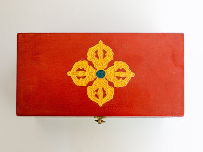Snow Lion and Treasure Vase -  Tibetan Chest