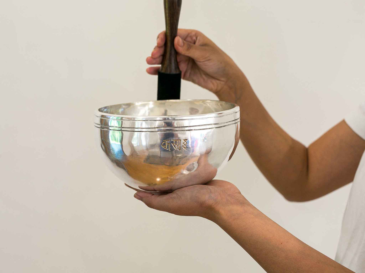 Silver Moon Singing Bowl - Base Note B3 (240Hz)