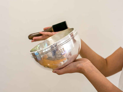 Silver Moon Singing Bowl - Base Note B3 (240Hz)