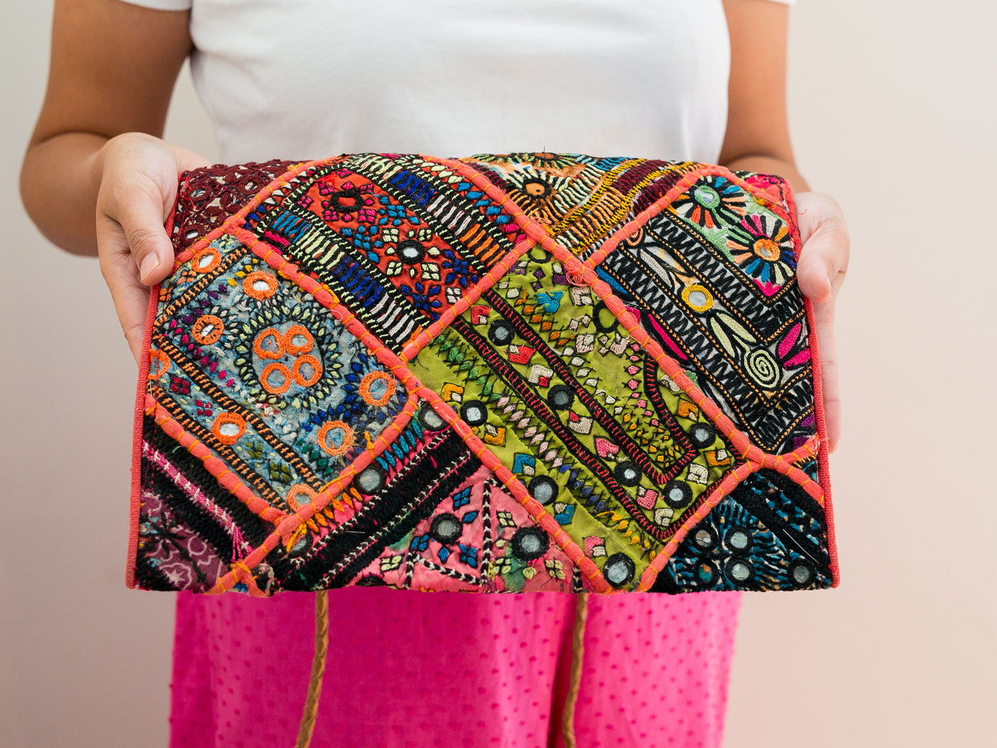 Large Bohemian Ladies Clutch Handbag #5