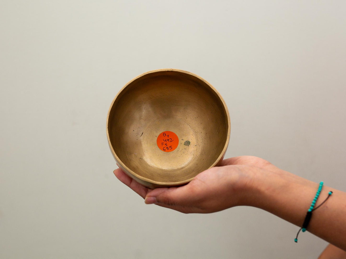 Small Hand Hammered Singing Bowl - Base note B4 (492)