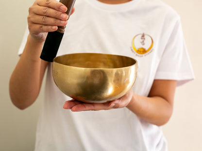 Hand Hammered Moon Singing Bowl - Base Note G#4 271 Hz