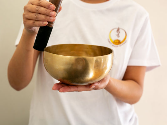 Hand Hammered Moon Singing Bowl - Base Note G#4 271 Hz
