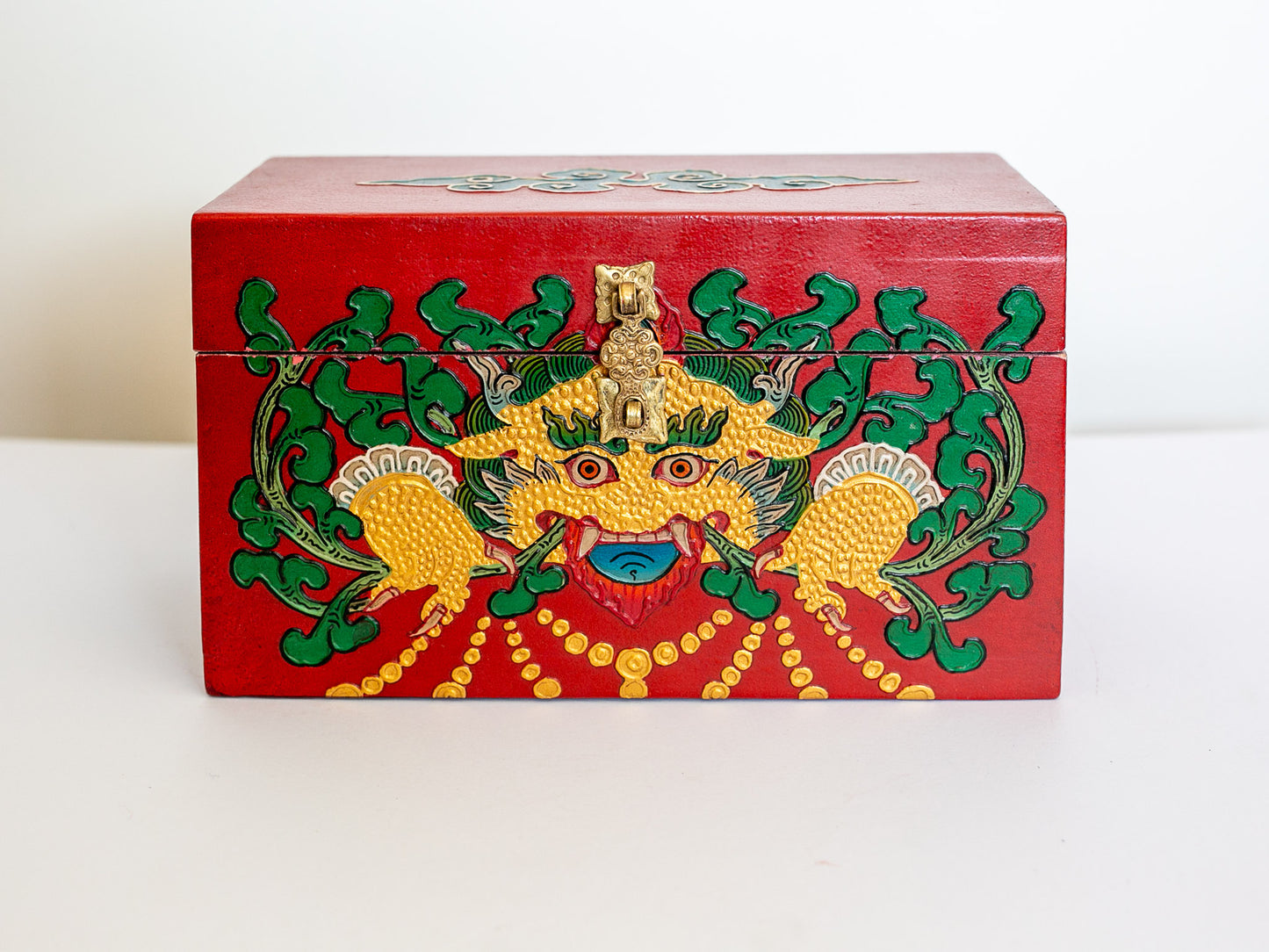 Garuda and Lotus - Tibetan Chest