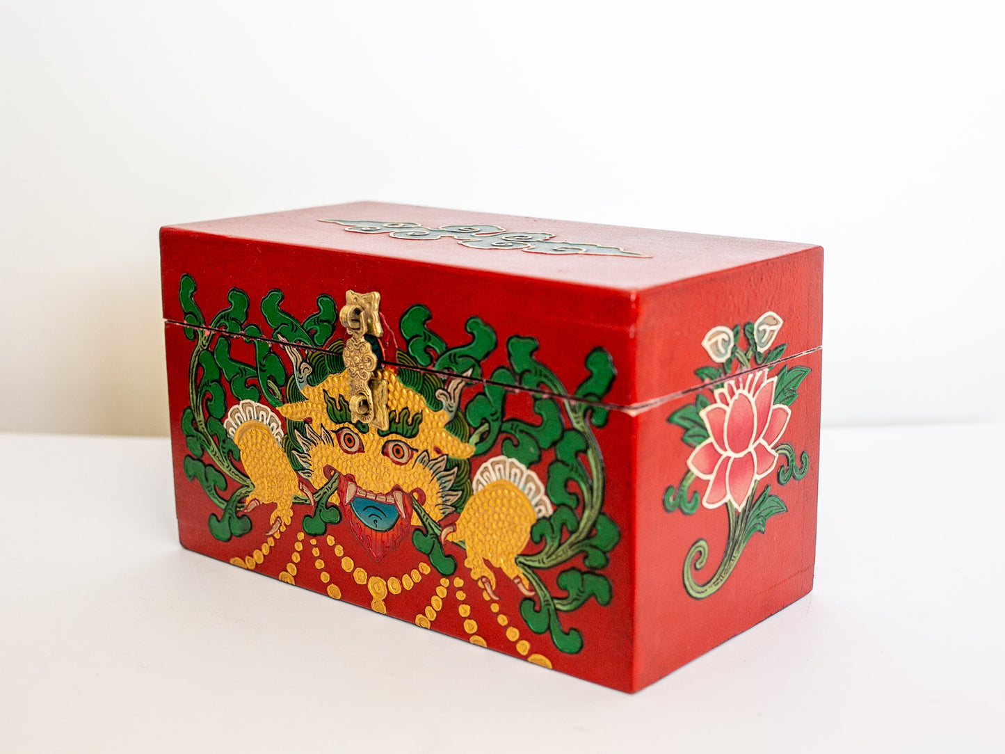 Garuda and Lotus - Tibetan Chest