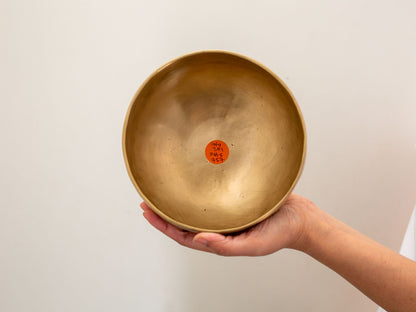 Hand Hammered Moon Singing Bowl - Base Note G#4 271 Hz