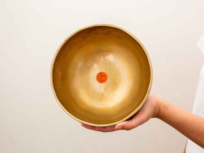 Hand Hammered Moon Singing Bowl - Base Note A3 234 Hz