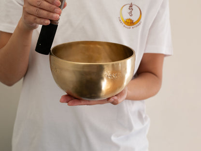 Hand Hammered Moon Singing Bowl - Base Note A#3 231 Hz