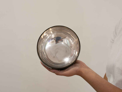 Silver Moon Singing Bowl - Base Note F4 (340 Hz)