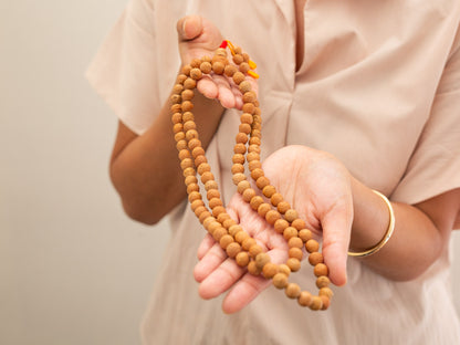 9mm Bodhi Seed Mala (Unstained)