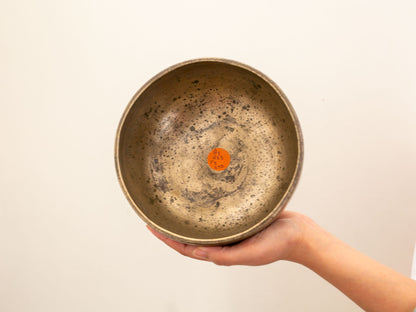 Tara Singing Bowl (thick rim) - Base Note B3 (253 Hz)