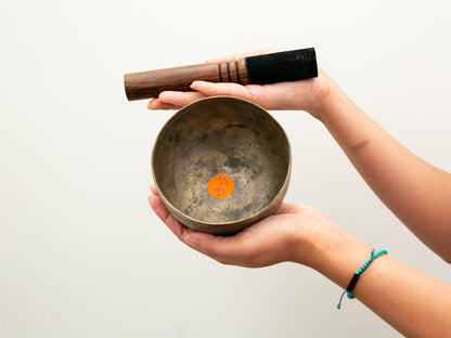 Small Tara Singing Bowl - Base Note D#4 (313)