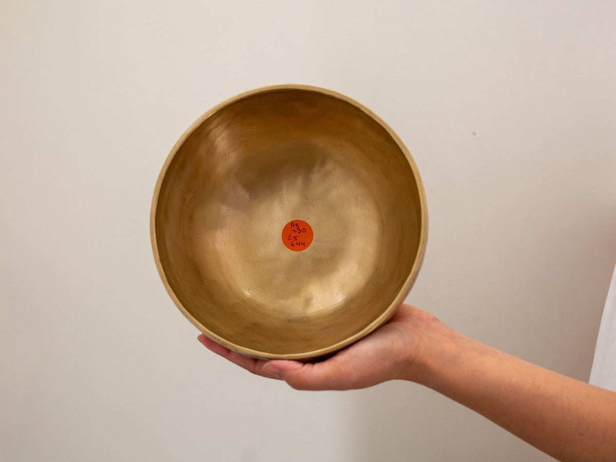 Hand Hammered Moon Singing Bowl - Base Note A3 230 Hz