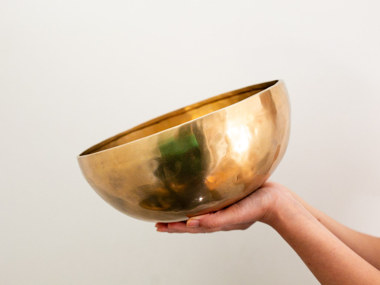 Hand Hammered Singing Bowl - Base Note A#2 116Hz
