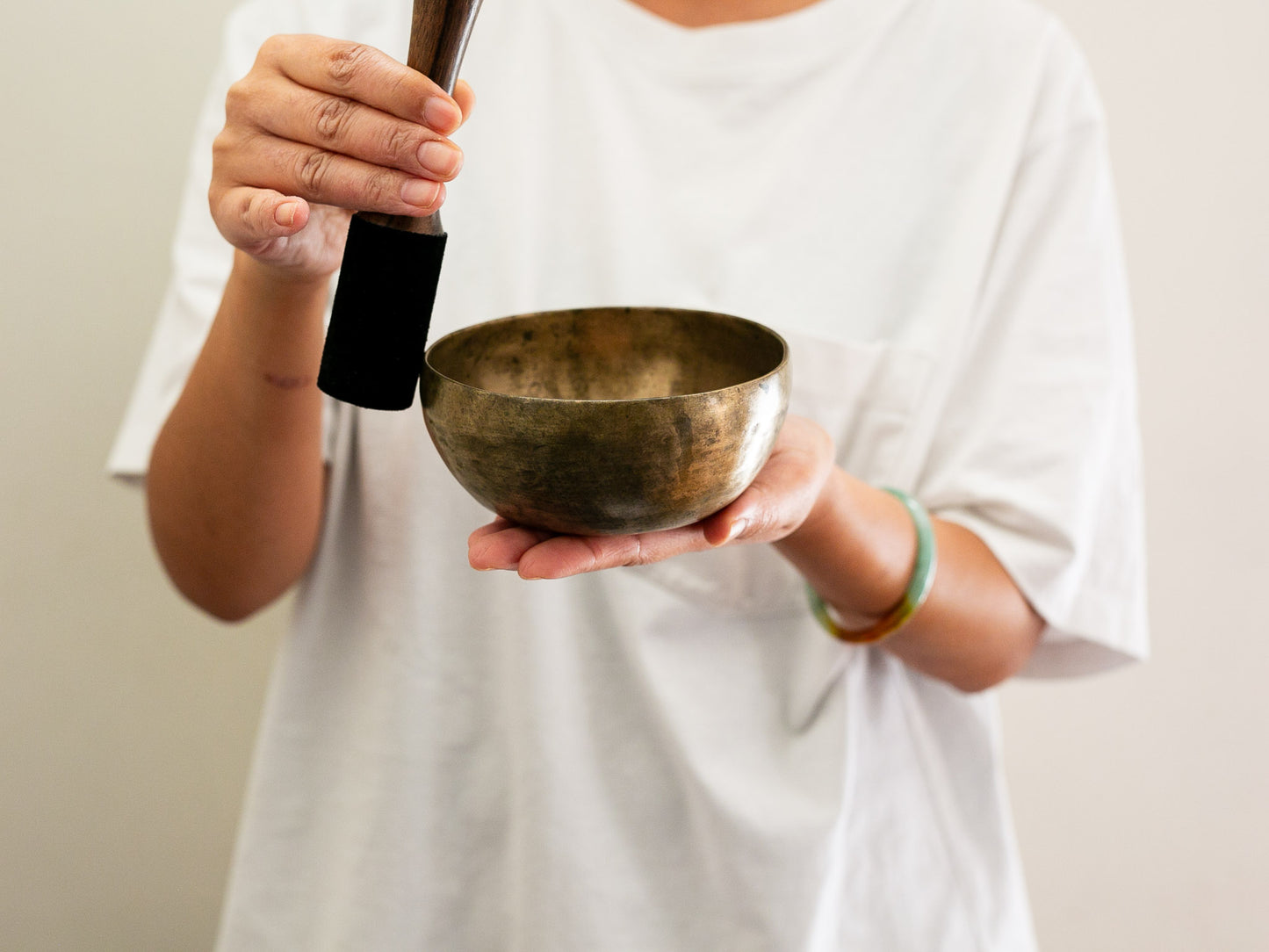 Small Tara Singing Bowl - Base Note F#4 (366)