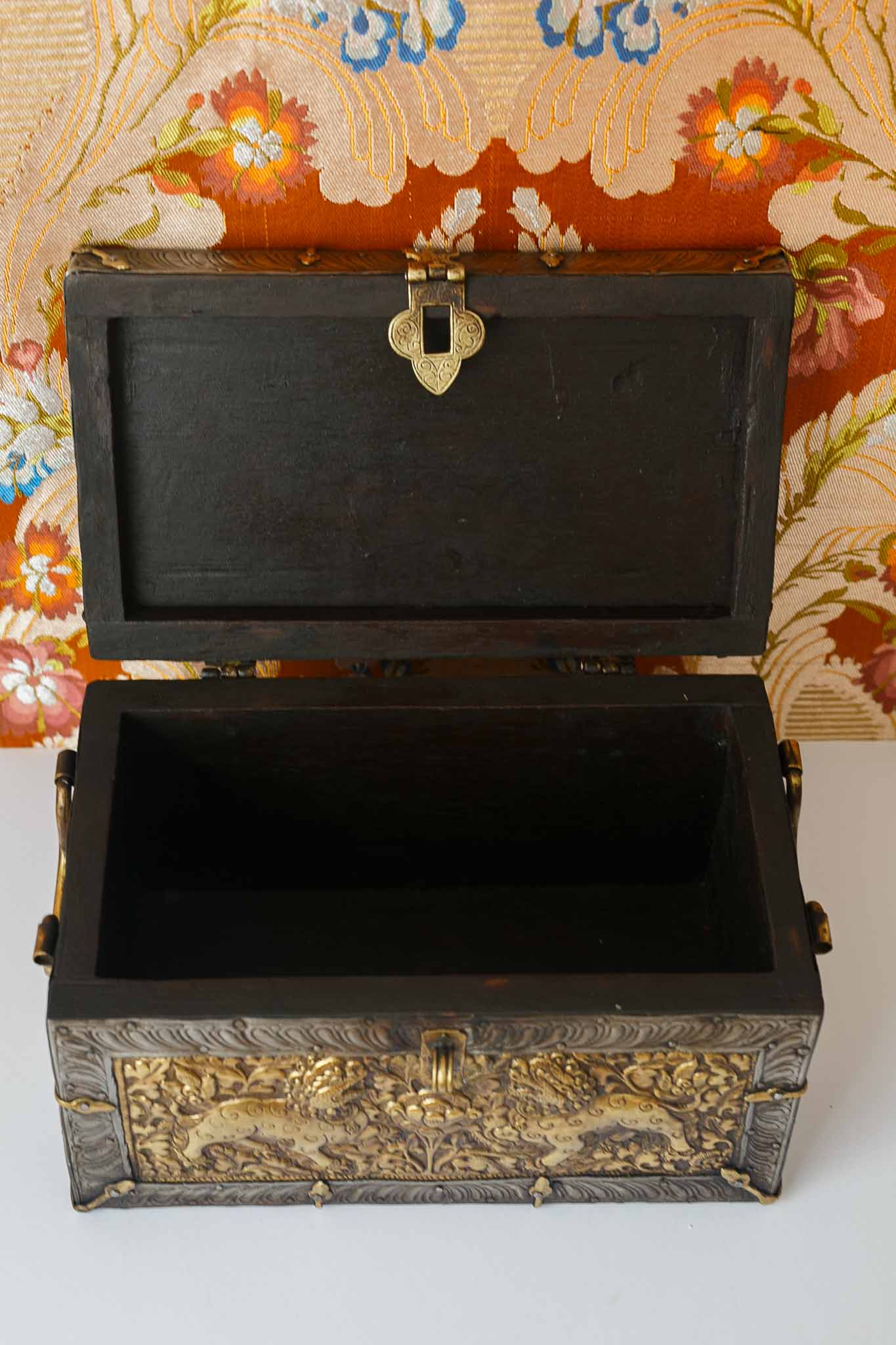 Tibetan Metal Treasure Chest