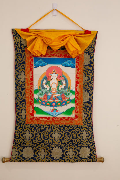 Original Chenrezig (Alokitesvara) Thangka