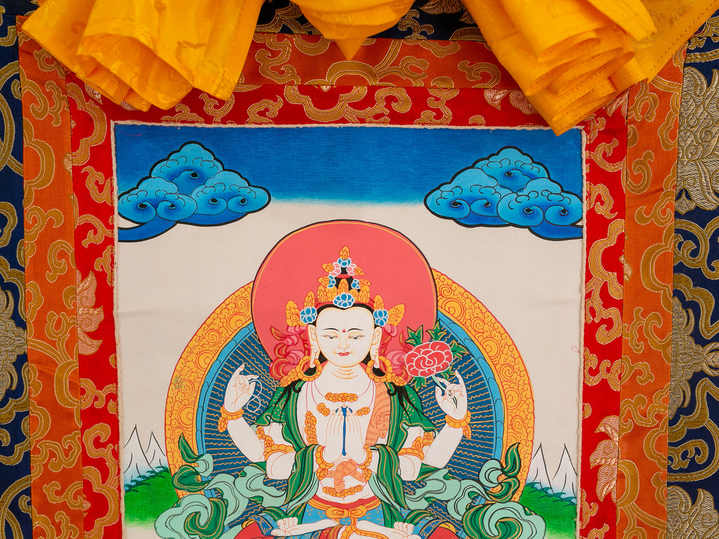 Original Chenrezig (Alokitesvara) Thangka