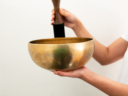 Hand Hammered Singing Bowl - Base Note E3 167Hz