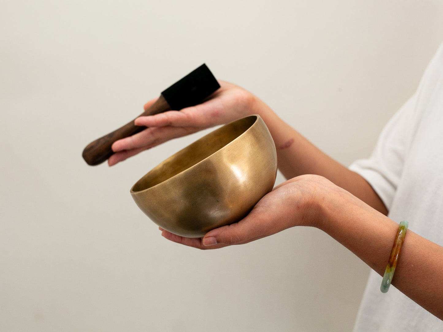 Small Contemporary Flow Singing Bowl - Base note F4 (366 Hz)