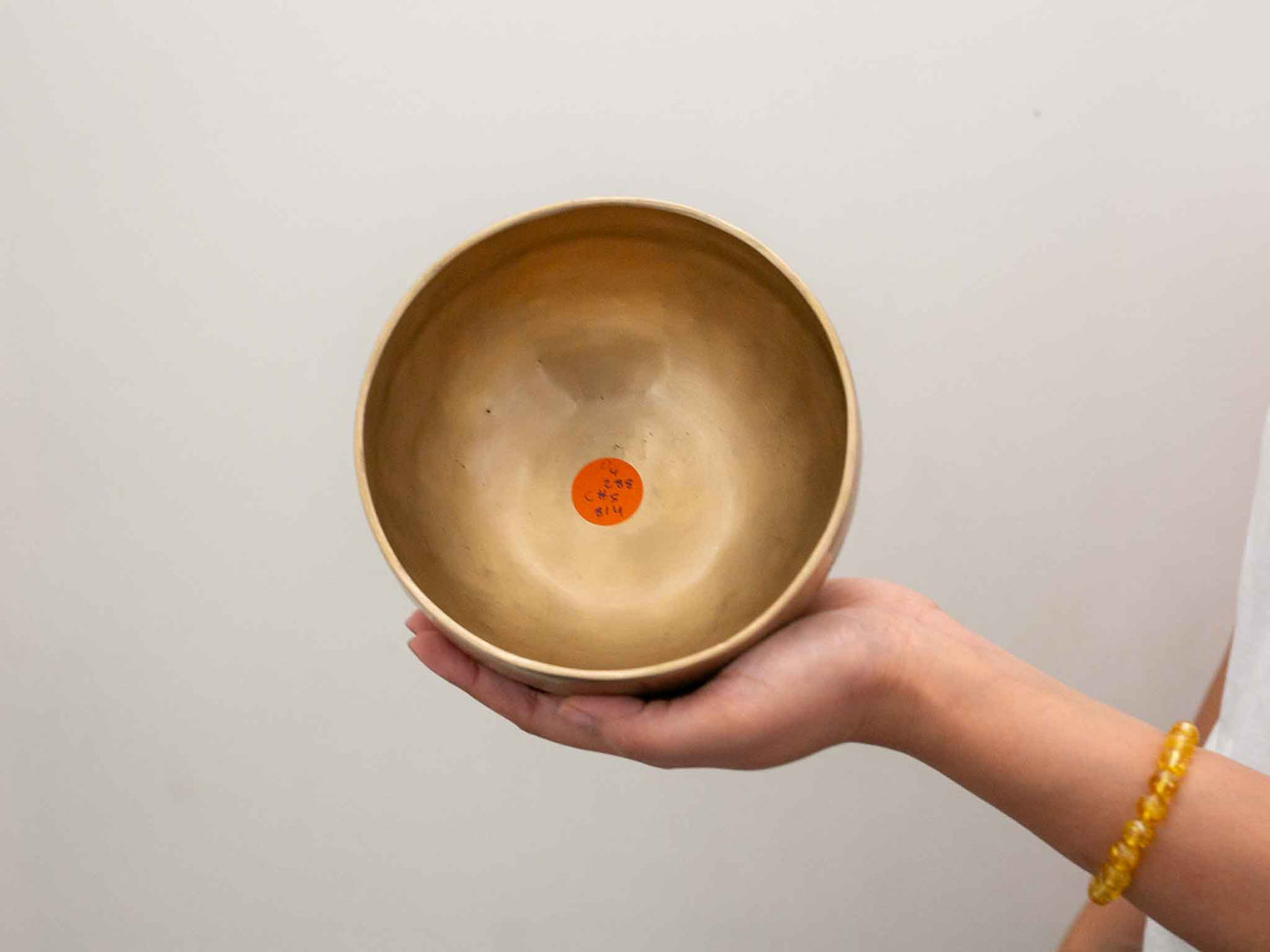 Hand Hammered Moon Singing Bowl - Base Note D4 288 Hz