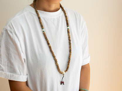 Impermanence Carved Bone Mala #2