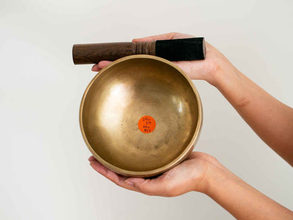 Hand Hammered Singing Bowl - Base Note D#4 319