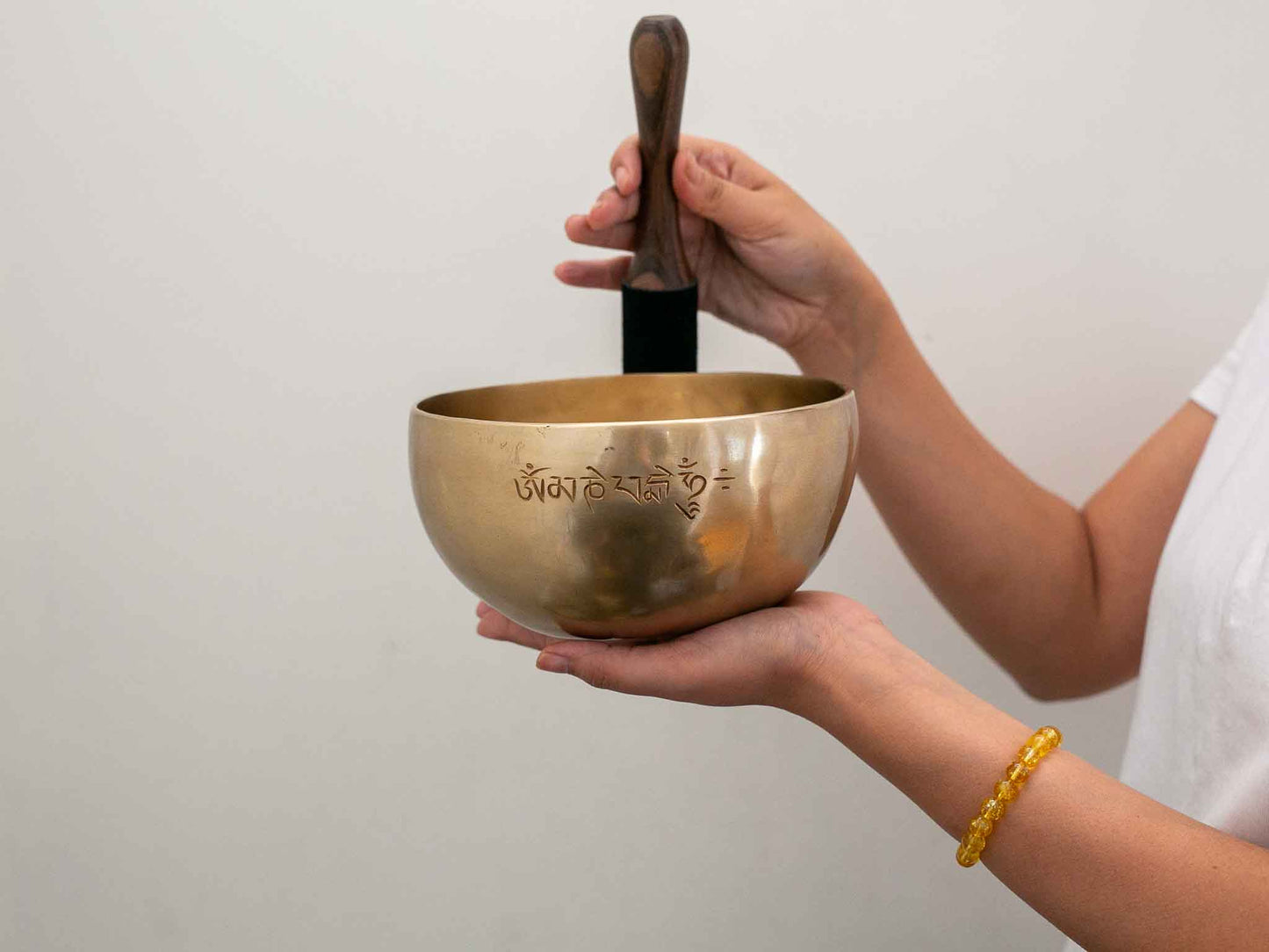 Hand Hammered Moon Singing Bowl - Base Note C4 257 Hz