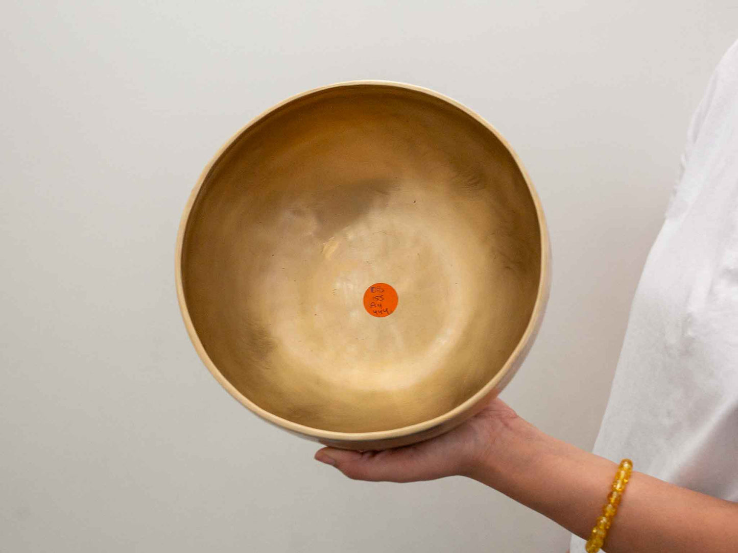 Hand Hammered Moon Singing Bowl - Base Note D#3 155 Hz