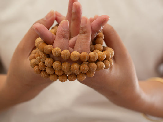 10mm Bodhi Seed Mala (Unstained) #2