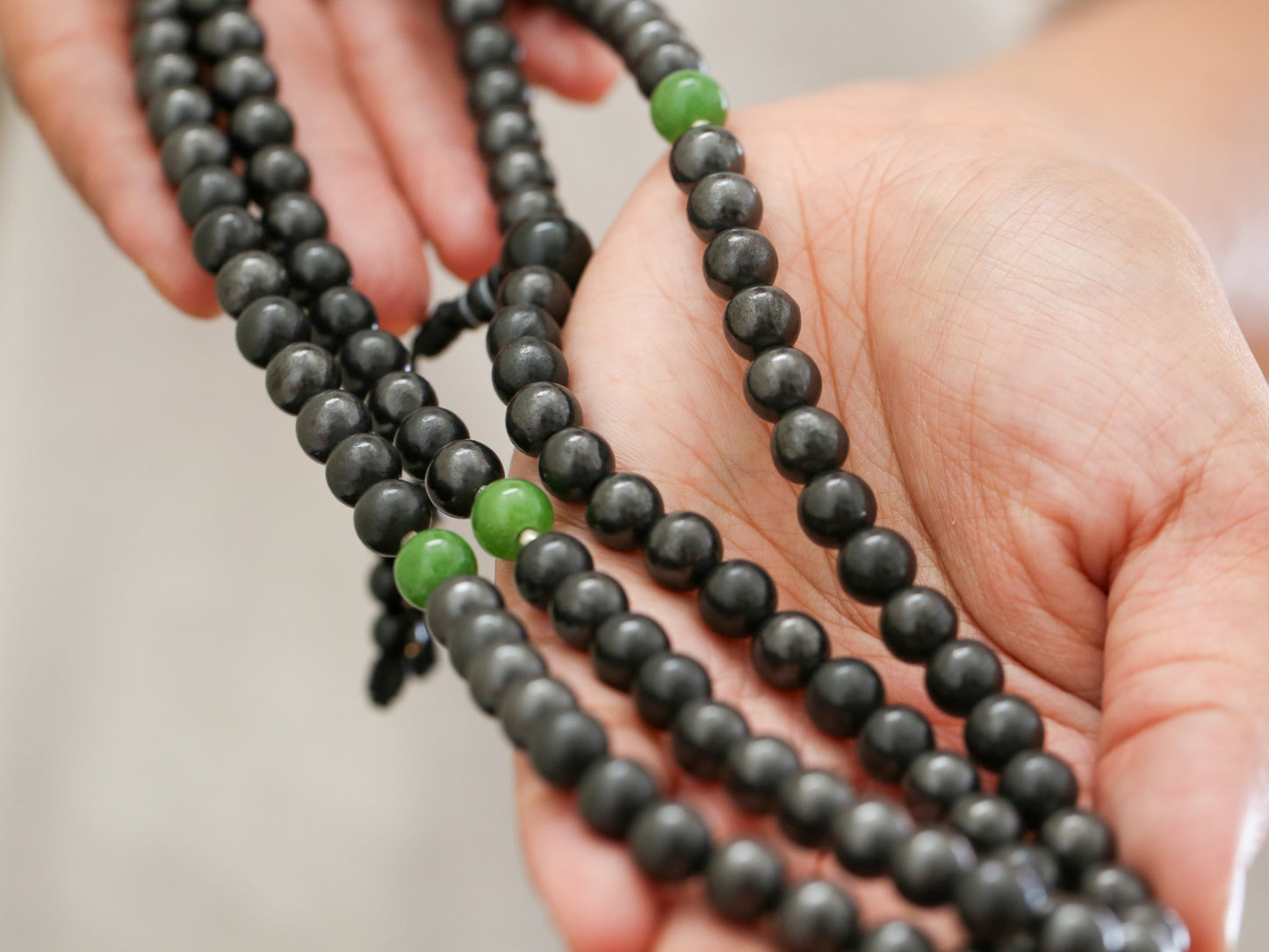 8mm Shungite Mala