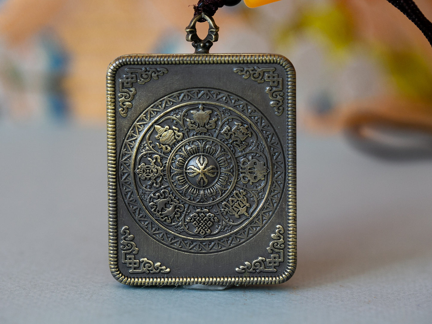 Mahakala Thangka Pendant