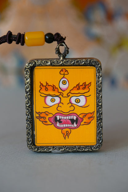 Mahakala Thangka Pendant